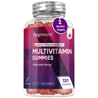 WeightWorld Adult Multivitamin Gummies for Women & Men of All Age - Halal-Suitable with Key Ingredients Like Vitamin A, C, D3, B6, B12 & Biotin - PrimeBioHealth - canada supplements