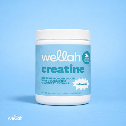 Wellah Creatine for Women - Creatine Monohydrate with Dandelion & Cranberry Extract (50 Servings, Strawberry Lemonade) | Creatine Monohydrate with Dandelion & Cranberry Extract - PrimeBioHealth - canada supplements