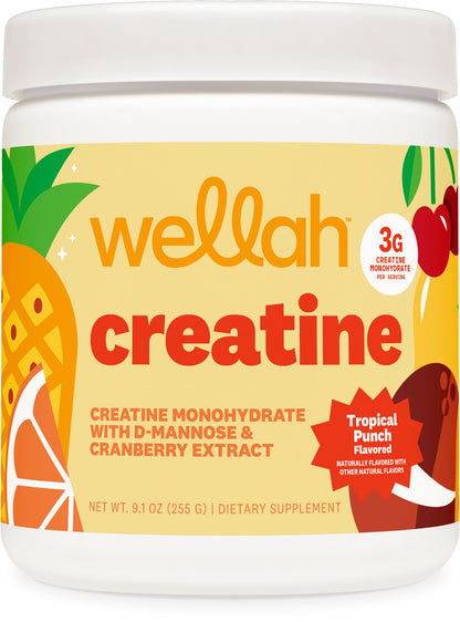 Wellah Creatine for Women - Creatine Monohydrate with Dandelion & Cranberry Extract (50 Servings, Strawberry Lemonade) | Creatine Monohydrate with Dandelion & Cranberry Extract - PrimeBioHealth - canada supplements