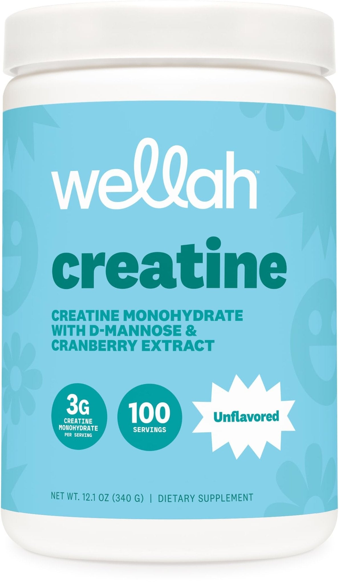 Wellah Creatine for Women - Creatine Monohydrate with Dandelion & Cranberry Extract (50 Servings, Strawberry Lemonade) | Creatine Monohydrate with Dandelion & Cranberry Extract - PrimeBioHealth - canada supplements
