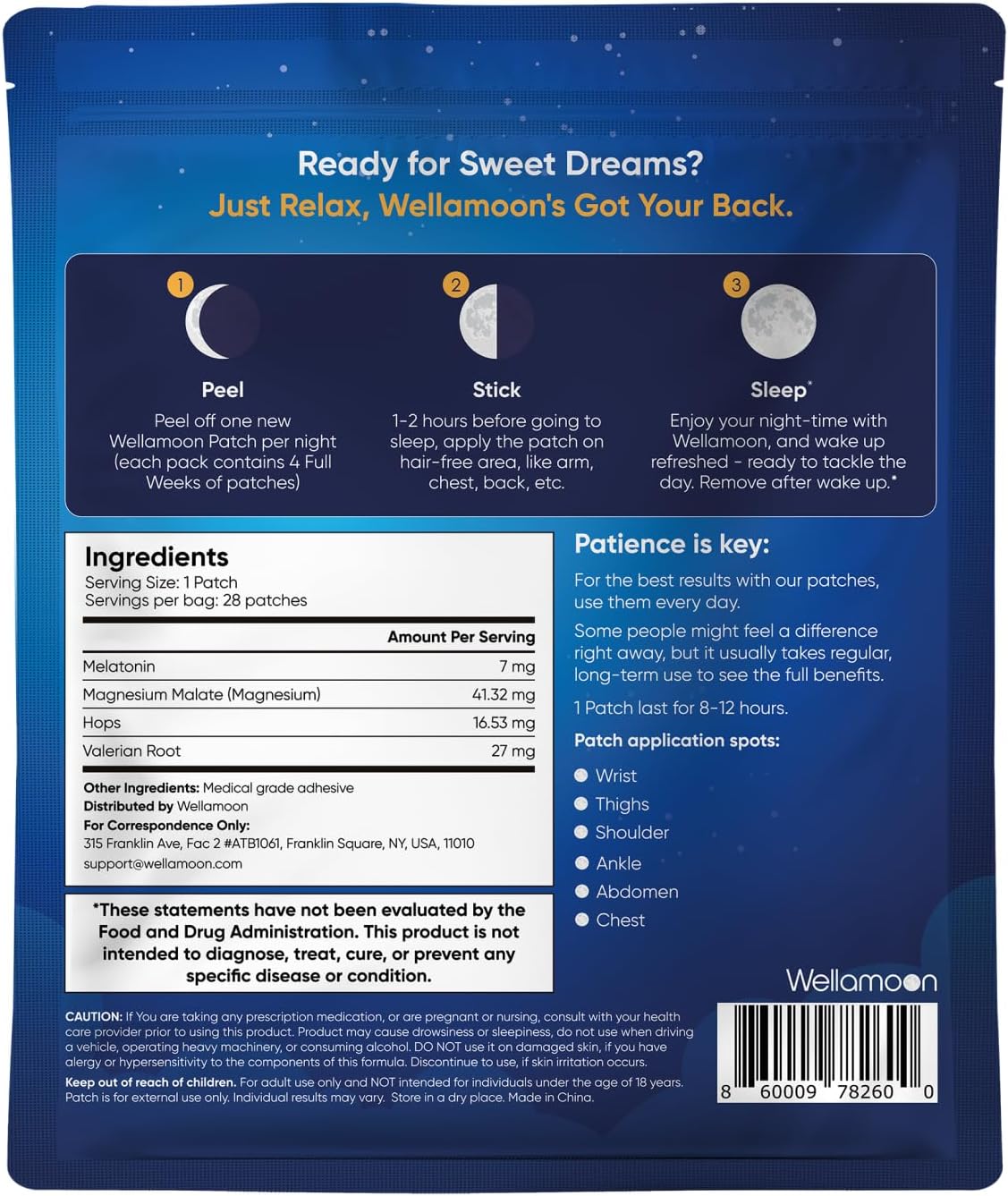 Wellamoon Nighttime Relaxation Duo – Lavender Pillow Spray & Botanical Wellness Patches with Melatonin – Evening Self-Care Routine for Adults - PrimeBioHealth - canada supplements