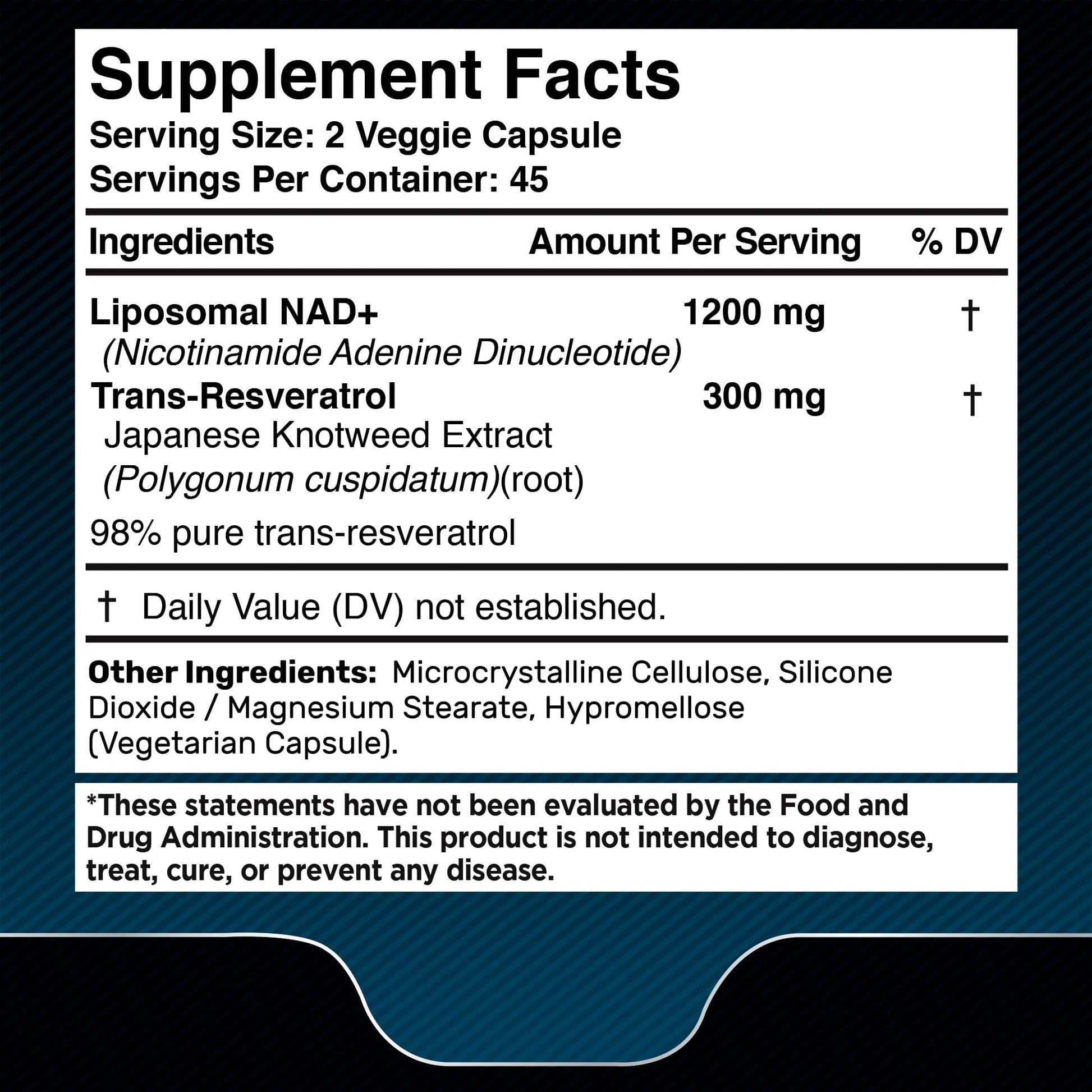 Wellness LABSRX Liposomal NAD Supplement, 1500mg - USA Made, NAD Resveratrol Supplement for Women and Men, NAD+ Support Cellular Health - PrimeBioHealth - canada supplements