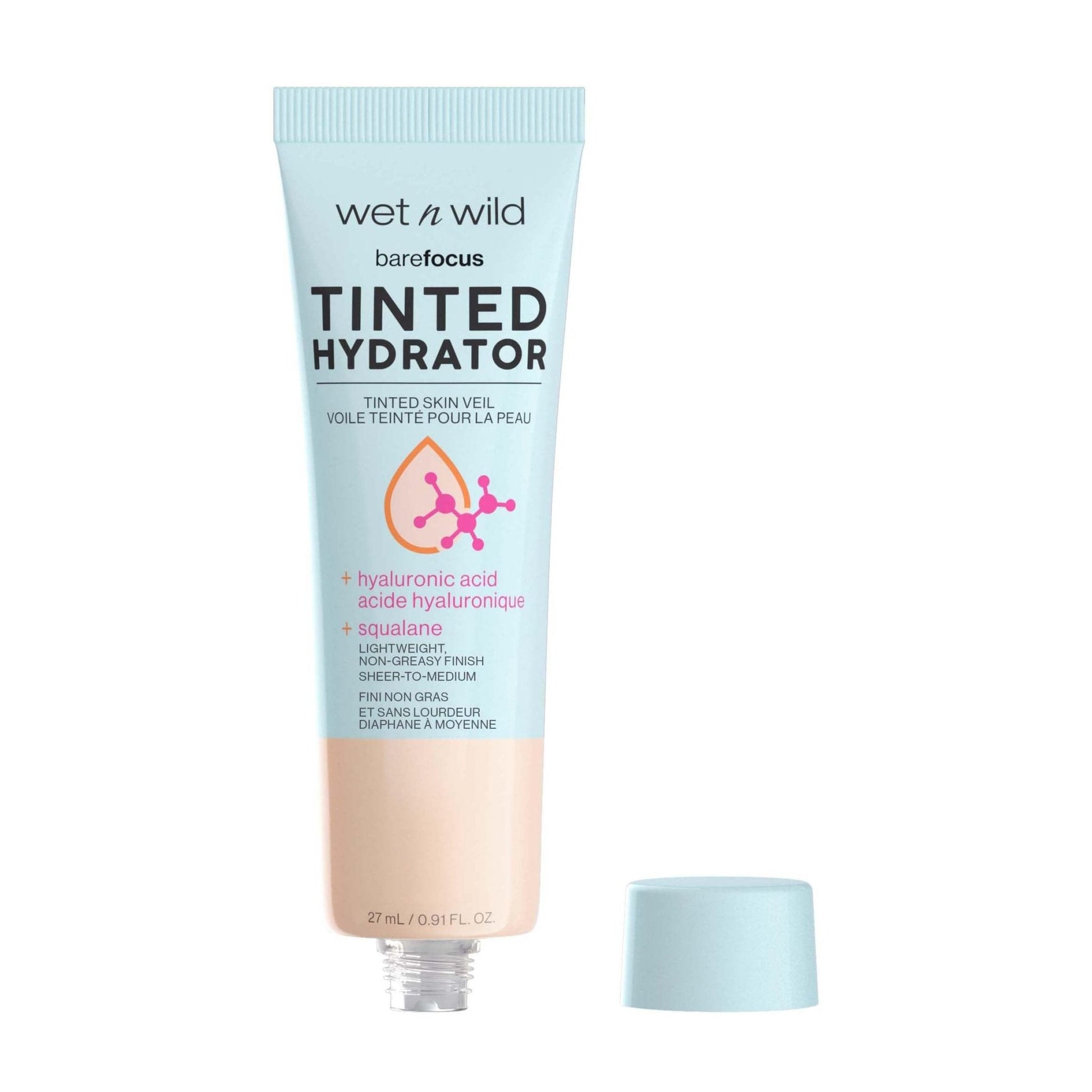 wet n wild Bare Focus Tinted Hydrator Tinted Skin Veil, Lightweight Buildable Coverage with Hyaluronic Acid & Vegan Squalane, Sheer-to-Medium Coverage - PrimeBioHealth - canada supplements
