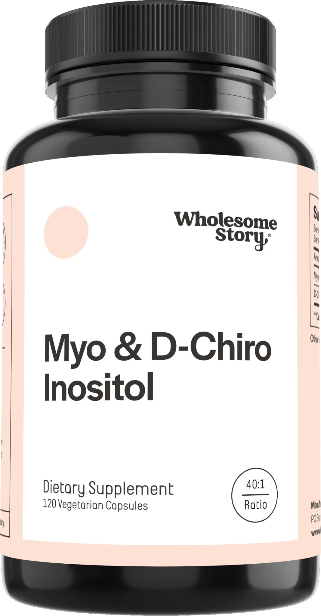 Wholesome Story Myo-Inositol & D-Chiro Inositol Supplement for Women | Fertility Supplements for Hormonal Balance & Ovarian Health Support - PrimeBioHealth - canada supplements