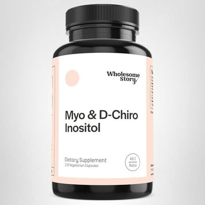 Wholesome Story Myo-Inositol & D-Chiro Inositol Supplement for Women | Fertility Supplements for Hormonal Balance & Ovarian Health Support - PrimeBioHealth - canada supplements