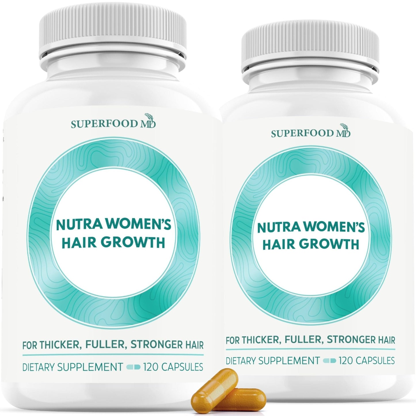 Women's Balance Hair Growth Supplements, Ages 45 and Up, Customer Proven for Visibly Thicker Hair and Scalp Coverage, Soy-Free, Made with 26 Ingredients including Beta Carotenes - 2 Month Supply - PrimeBioHealth - canada supplements