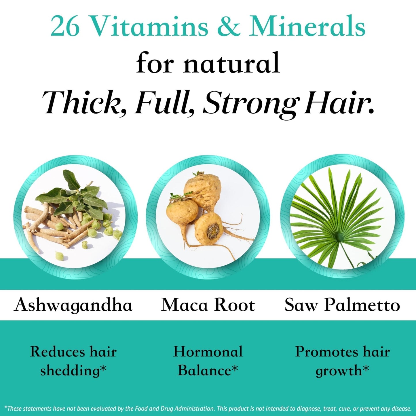Women's Balance Hair Growth Supplements, Ages 45 and Up, Customer Proven for Visibly Thicker Hair and Scalp Coverage, Soy-Free, Made with 26 Ingredients including Beta Carotenes - 2 Month Supply - PrimeBioHealth - canada supplements