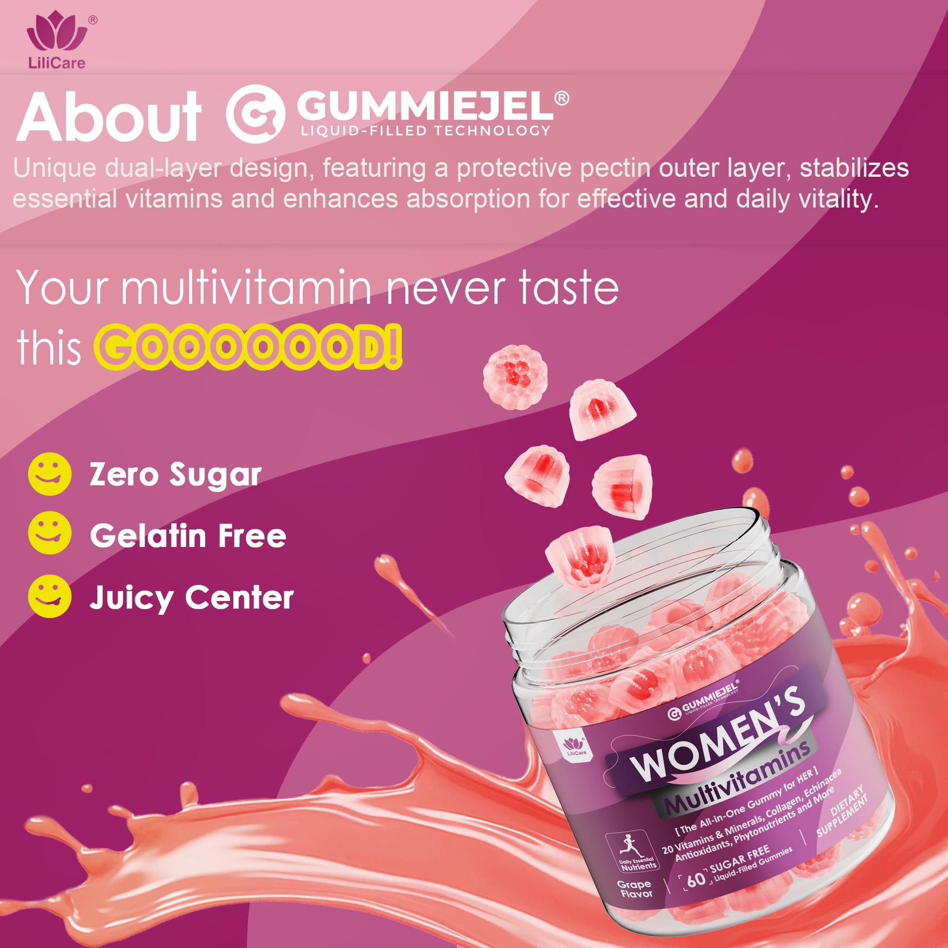 Womens Multivitamin Gummy, Methylated Multivitamin for Women, Biotin, Methylfolate, Iron, Collagen, Vitamins A C D, B Complex, Antioxidants for Women's Daily Support, - PrimeBioHealth - canada supplements