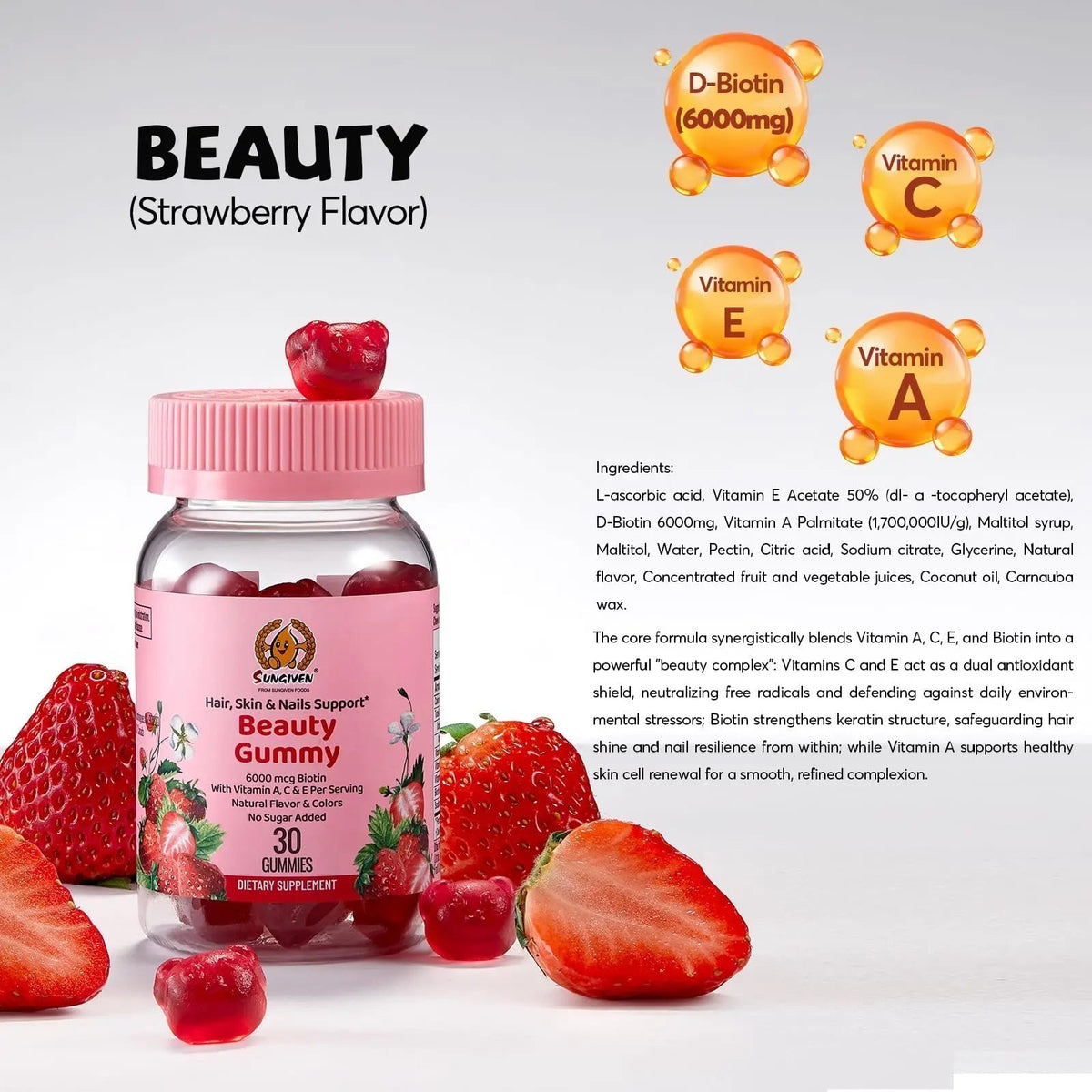 Women's Multivitamin Gummy Pack, 3 Support for Hair Skin Nails Sleep Daily Health, Vitamins A, D, C, E, Biotin, Ashwagandha - PrimeBioHealth - canada supplements