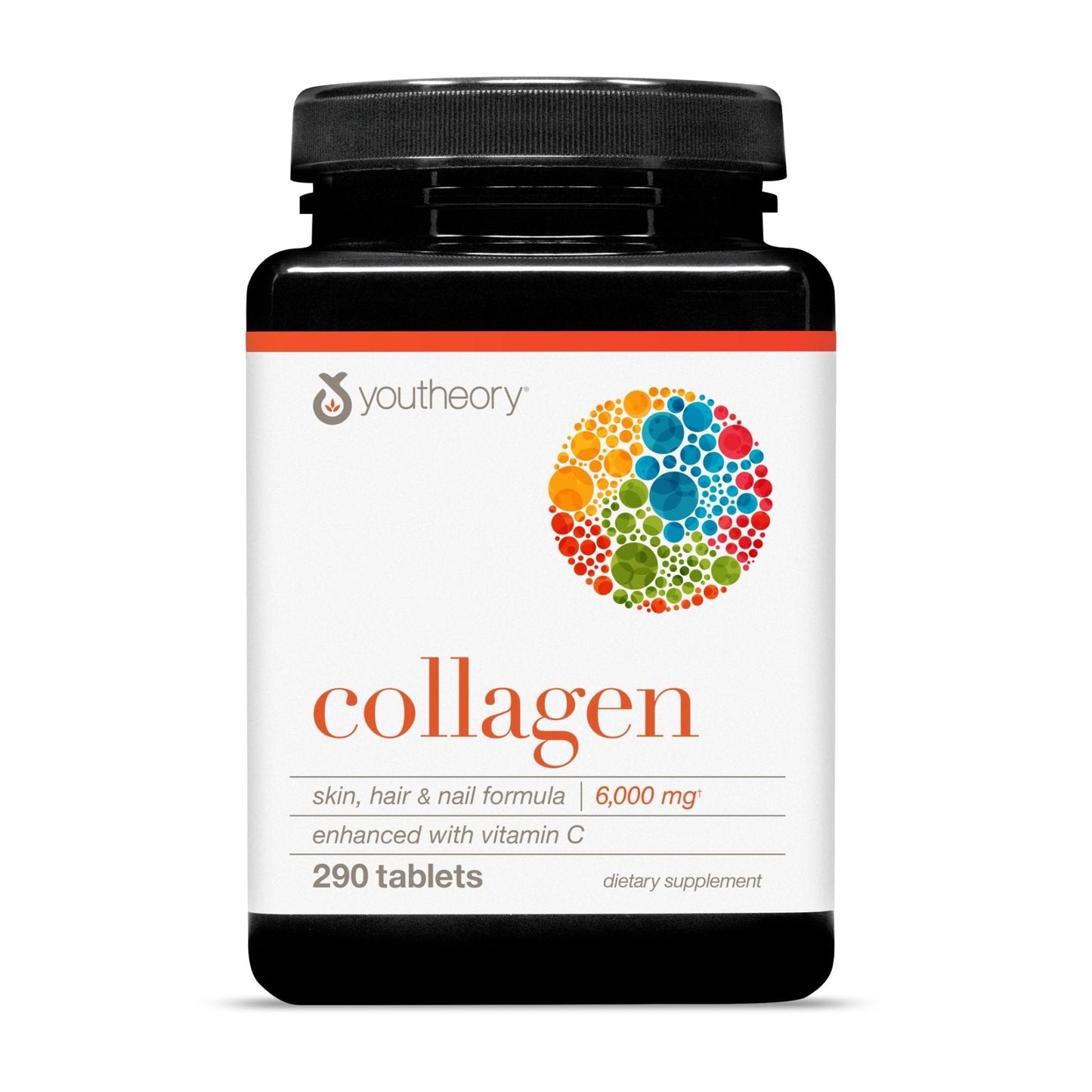 Youtheory Advanced Collagen - 6,000 mg Hydrolyzed Collagen Peptides - Includes Antioxidants & Contains Vitamin C - Hair Growth, Nails, Joint Health & Bone Support - PrimeBioHealth - canada supplements