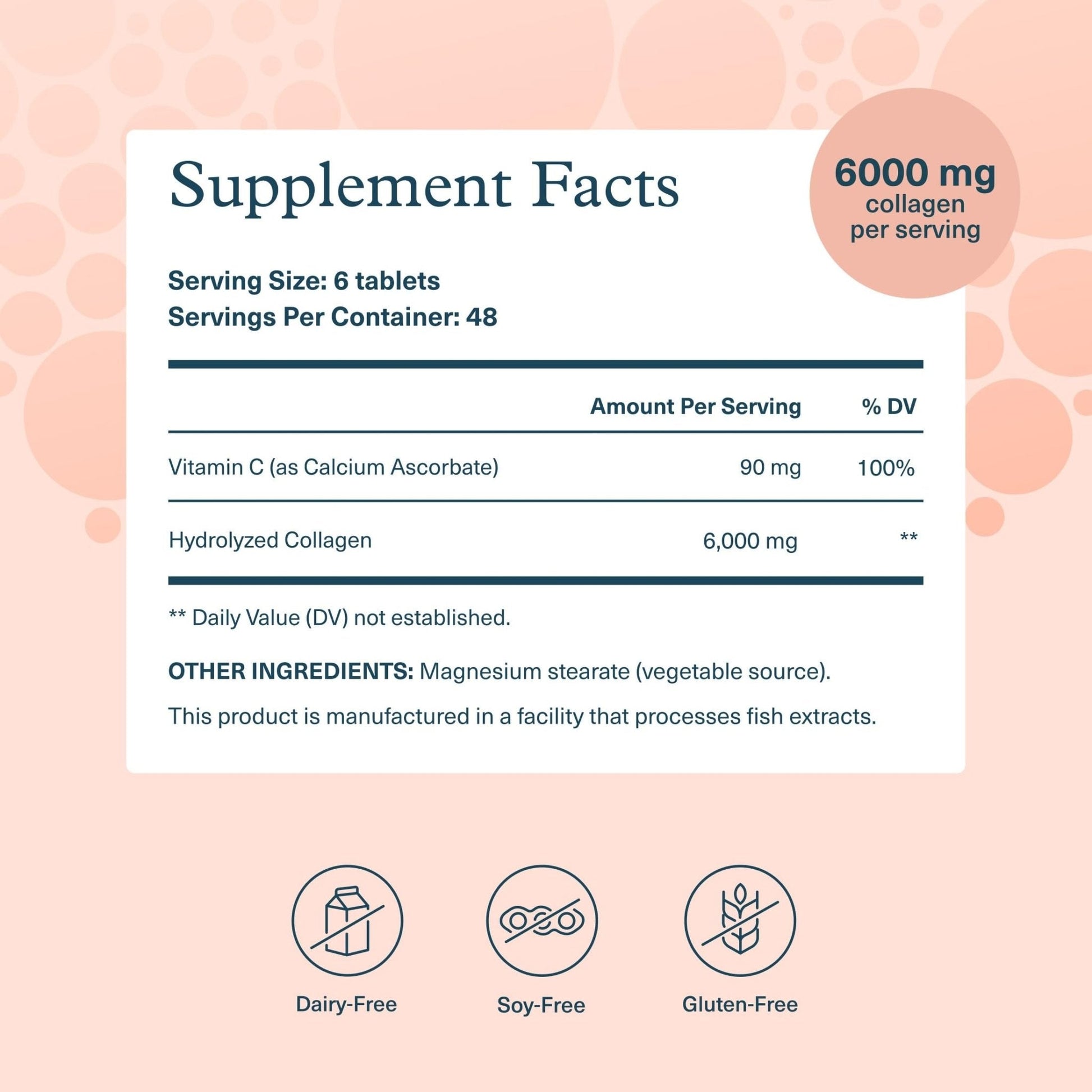 Youtheory Advanced Collagen - 6,000 mg Hydrolyzed Collagen Peptides - Includes Antioxidants & Contains Vitamin C - Hair Growth, Nails, Joint Health & Bone Support - PrimeBioHealth - canada supplements