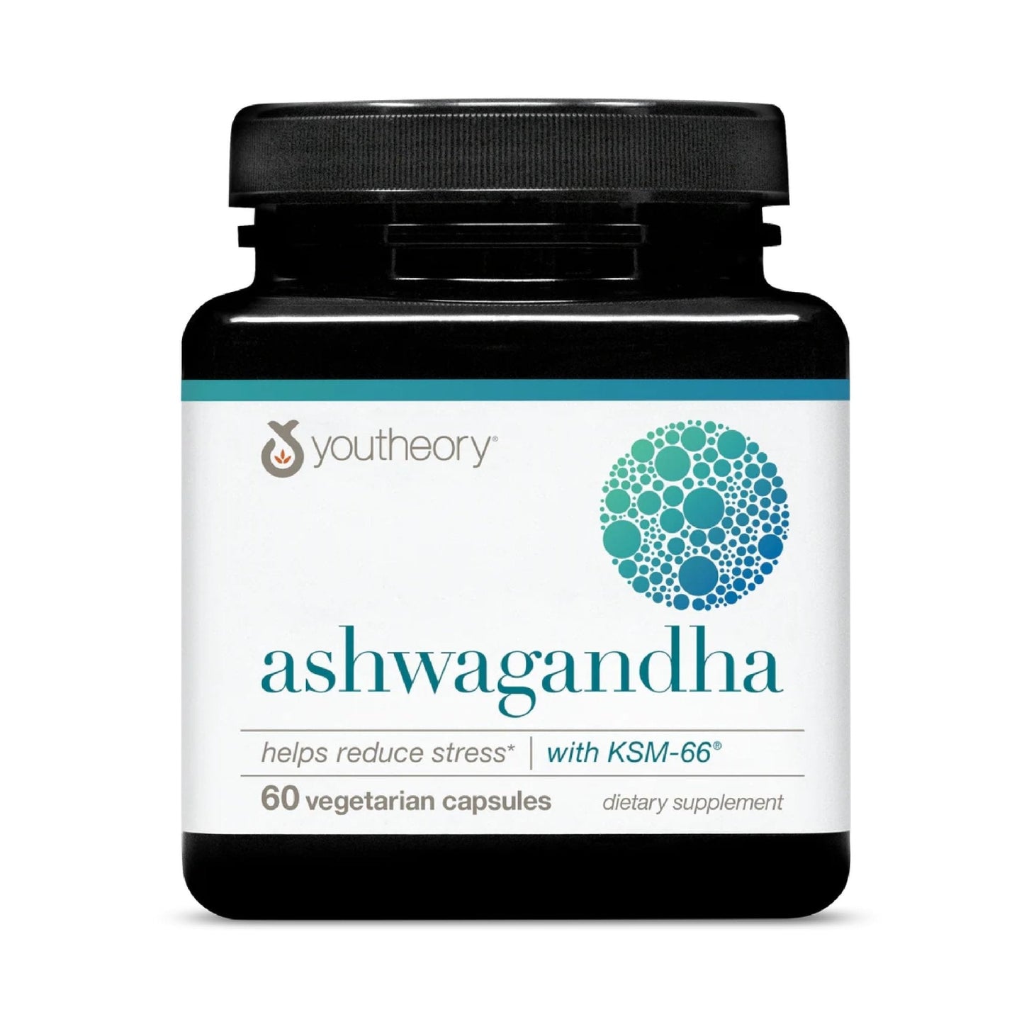 Youtheory Ashwagandha - with Organic KSM-66 Ashwagandha - Herbal Blend to Support Stress Relief & Energy Levels* - Helps Support Mood* - 60 Vegetarian Capsules (30-Day Supply) - PrimeBioHealth - canada supplements
