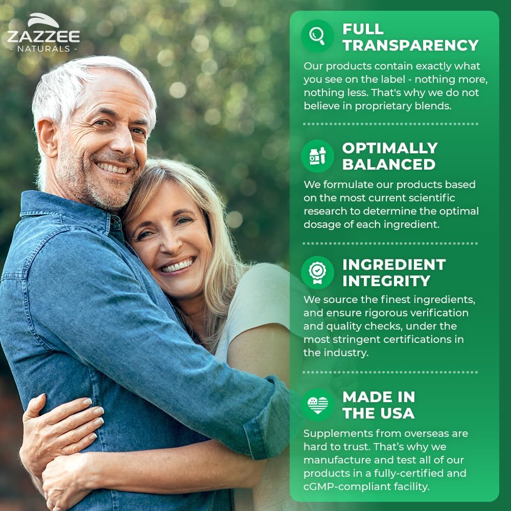 Zazzee Extra Strength Boswellia 10:1 Extract, 65% Boswellic Acid, 180 Vegan Capsules, 6 Month Supply, Boswellia Serrata, Joint Comfort, Mobility & Flexibility Support, Non-GMO, Made in the USA - PrimeBioHealth - canada supplements