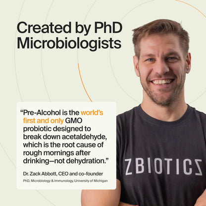 ZBiotics — Feel Better After Drinking, Wake Up Refreshed, Science-Backed, Patented Probiotic for Easier Mornings, Travel-Friendly, 3-Pack of 0.47 Fl Oz Bottles - PrimeBioHealth - canada supplements
